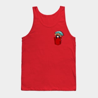 Penguin in my Pocket visits the Beach Tank Top